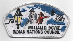 Indian Nations Council CSP SA-37, FOS 2007, William D. Boyce, Mint - Imagen 1 de 1