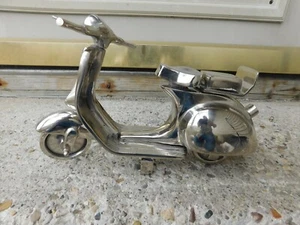 AWESOME POLISHED ALUMINUM MOTOR SCOOTER GREAT DISPLAY PIECE!! - Picture 1 of 9