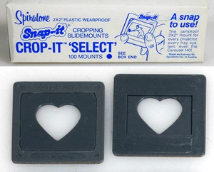 SLIDE MOUNTS KUNSTSTOFF SPIRATONE CROP IT SELECT 2x2" 35mm A2: HERZFORM 100 - Bild 1 von 1