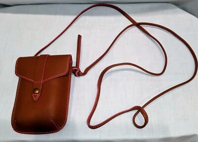 Bolso Bandolera III BeCa by Joy Gryson Pequeño Cuero Marrón y Rosa Foto 1 de 4