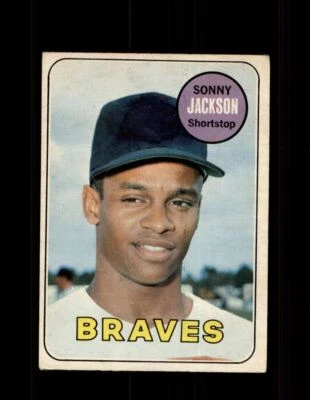 1969 SONNY JACKSON OPC #53 O-PEE-CHEE BRAVES *G6214 - Image 1 of 2