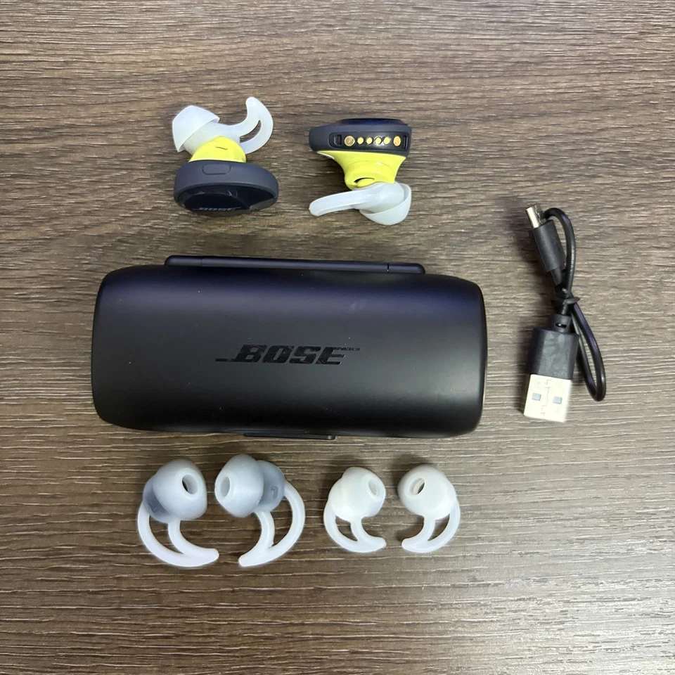 Bose SoundSport Free Wireless In-Ear-Kopfhörer Earphones Mit Ladecase - Blau