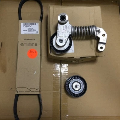 NEW Engine belt tensioner idler pulley kit for OEM Audi A8 S8 S6 S7 RS7 4.0T - Image 1 of 4