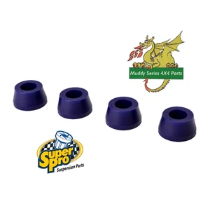 Superpro Land Rover Shock Absorber Polyurethane Bush Kit SPF0078K 552819 - Picture 1 of 2