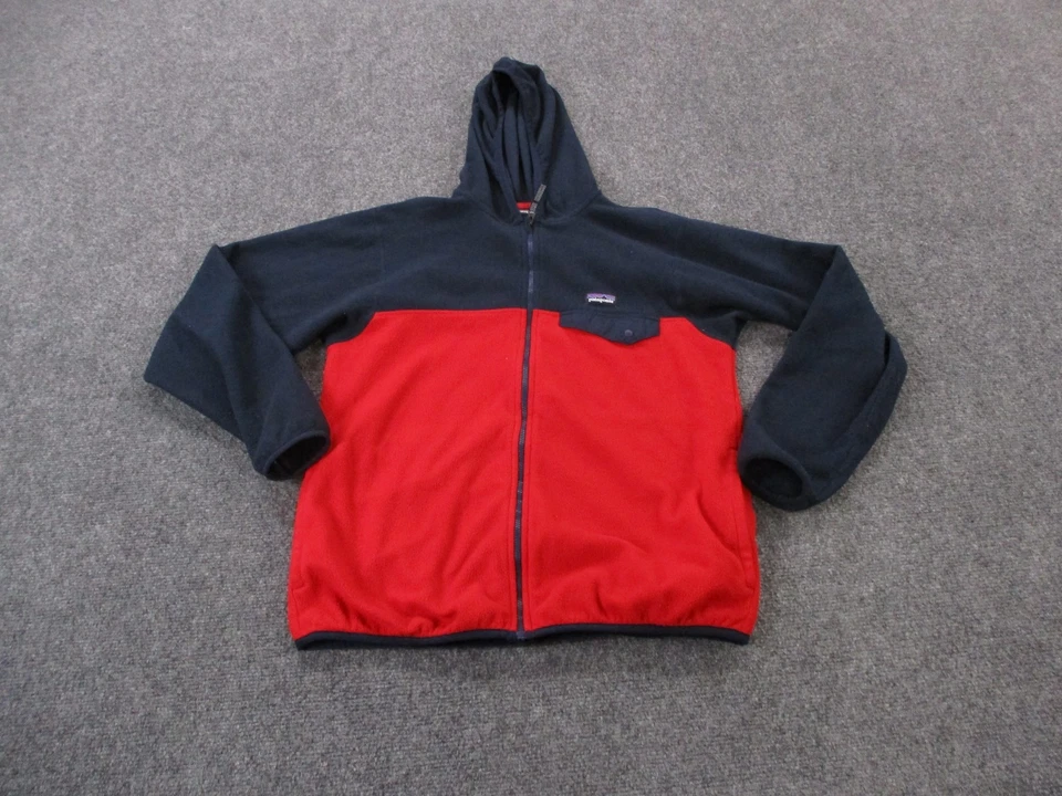 Chaqueta Patagonia Niños XL 14 Azul Rojo Polar Snap T Suéter Aire Libre Senderismo Foto 1 de 4