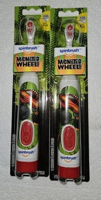 Cepillo giratorio (paquete de 2) Monster Wheels Niños Batería Eléctrica Cepillo de Dientes 72024794 Suave Foto 1 de 2