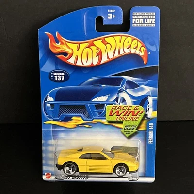 Hot Wheels Ferrari 348 - Coleccionistas # 137 - Amarillo NUEVO SELLADO Foto 1 de 4