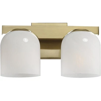 Maxim Lighting 21232MRNAB cucharada tocador de baño luz latón envejecido natural Foto 1 de 4