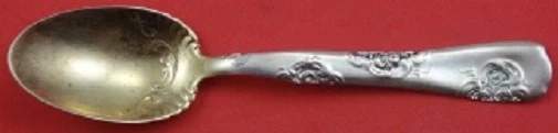 Cuchara Demitasse Rose and Scroll By Whiting de plata esterlina GW 3 7/8" Foto 1 de 1