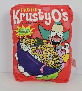Simpsons Krusty Plush Stuffed Animal Toy Krusty O's Cereal Universal Studios 10" - Picture 1 of 11