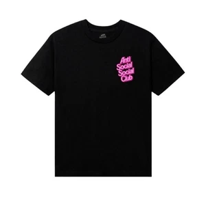 Anti Social Social Club Timeless Tee Black And Pink Size 2XL *RARE SIZE* Neu mit Etikett - Bild 1 von 3