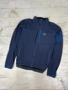 Vintage Arcteryx Softshell Jacket Polartec Fleece 00s Gorpcore Men Size XL Blue - Picture 1 of 18