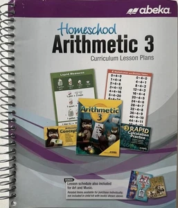 Abeka Homeschool Arithmetic 3 Curriculum Lesson Plans *EXCELLENT* - Imagen 1 de 3