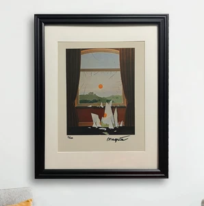 Rene Magritte Hand-Signed Original Print With COA and +$3,500 USD Appraisal - Picture 1 of 13