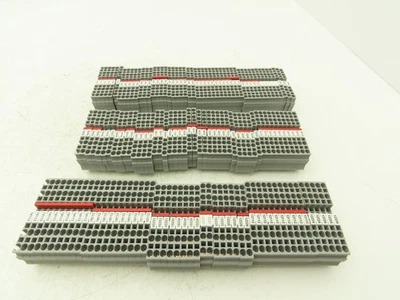 Eaton PT 2.5-4 Feed-Through Terminal Block Gray 4 Wire 600V 2.5mm² Lot of 148 - Image 1 of 4