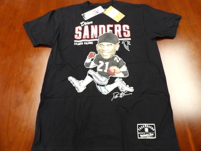 CAMISETA CARICATURA MITCHELL & NESS NFL ATLANTA FALCONS DEION SANDERS TALLA M Foto 1 de 4
