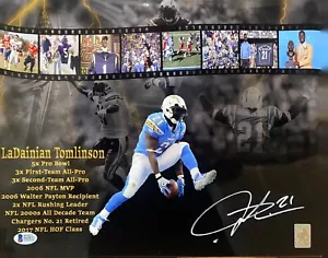 LADAINIAN TOMLINSON Chargers Signed Autograph 11x14 Photo Picture Beckett COA - Picture 1 of 4