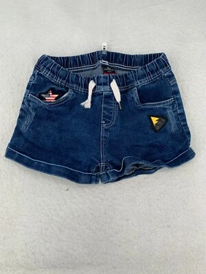 Pantalones Cortos Polo Sur Para Mujer Talla Mediana Adornados Puños Cordón Elastizado Denim Foto 1 de 4