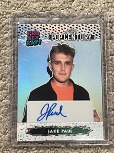 2023 Leaf Pop Century Jake Paul Autograph Card - # 19/20