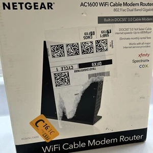 NETGEAR Cable Modem Wi-Fi Router Combo Dual Band C6250 DOCSIS 3.0 AC1600 - Picture 1 of 3