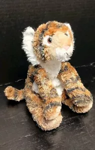 Aurora World Shaggy Plush Tiger Weighted Feet 10"  - Picture 1 of 7