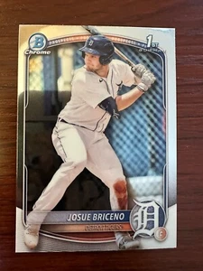 2025 Bowman Josue Briceno Chrome #BCP-13 Tigers - Picture 1 of 1