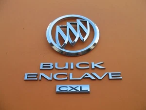 13 14 15 16 17 BUICK ENCLAVE CXL REAR LID EMBLEM LOGO BADGE SIGN SYMBOL OEM 4026 - Picture 1 of 4