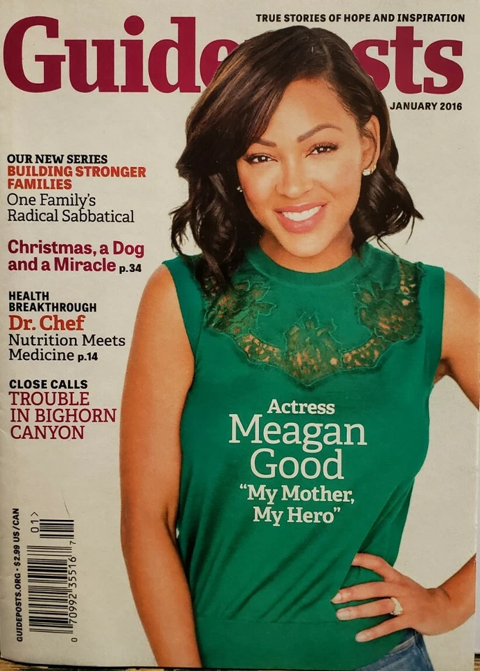 Guideposts Jan 2016 Meagan Good Stories of Hope and Inspiration FREE SHIPPING CB - Image 1 of 1