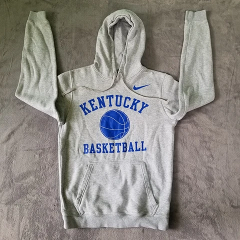 Nike Kentucky KY Wildcats Basketball Gray Hoodie Sweatshirt Unisex Size Small Cover