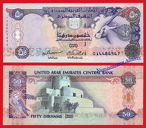 EMIRATOS ARABES UAE UNITED ARAB EMIRATES 50 Dirhams 2004 Pick 29a SC / UNC - Imagen 1 de 1