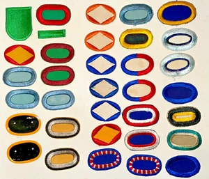 GRUPPE LOT WWII Korean Cold War Vietnam US Army Airborne Jump Wing Oval Patch - Bild 1 von 10