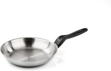Barazzoni Le Inoxidabili Padella ø20cm in Acciaio Inox 18/10, Argento, ⌀20 cm