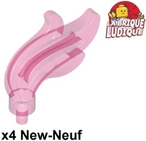 Lego 4x Minifig headgear flamme flame plume rose trans dark pink 64647 NEUF - Imagen 1 de 1