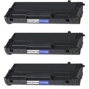 3 cartuchos de tóner negros para Ricoh SP150 SP150sF SP150sU SP150sUW SP150w SP150x - Imagen 1 de 2