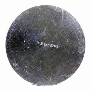 Round 4'' Sputtering Target Titanium Aluminum - Picture 1 of 5