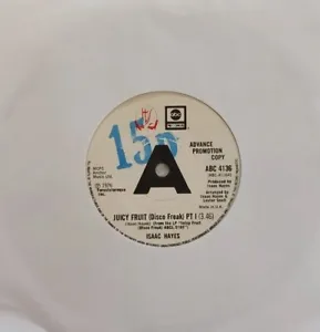 Isaac Hayes-Juicy Fruit (Disco Freak) Promo Vinyl 7" Single.1976 ABC 4136. - Picture 1 of 4
