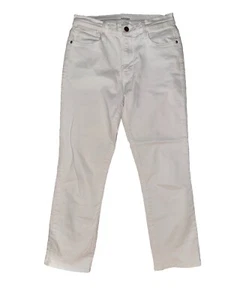 FRAME Denim Women's Le High Straight Mid Rise Blanc White Stretch Jeans Sz 28 - Picture 1 of 5