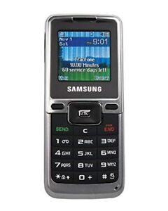 Samsung SGH-T101G GSM Bar telefon komórkowy Tracfone czarny / sliver z batt