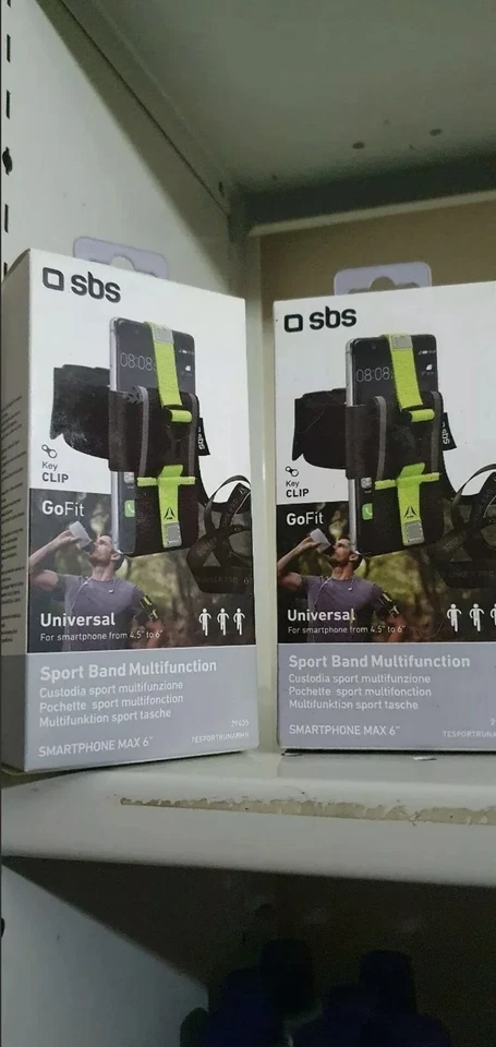 SBS Go Fit Sport Arm Band Universal Smart Phone 4.5"-6" with key clip bnx 2 Bike - Image 1 of 3
