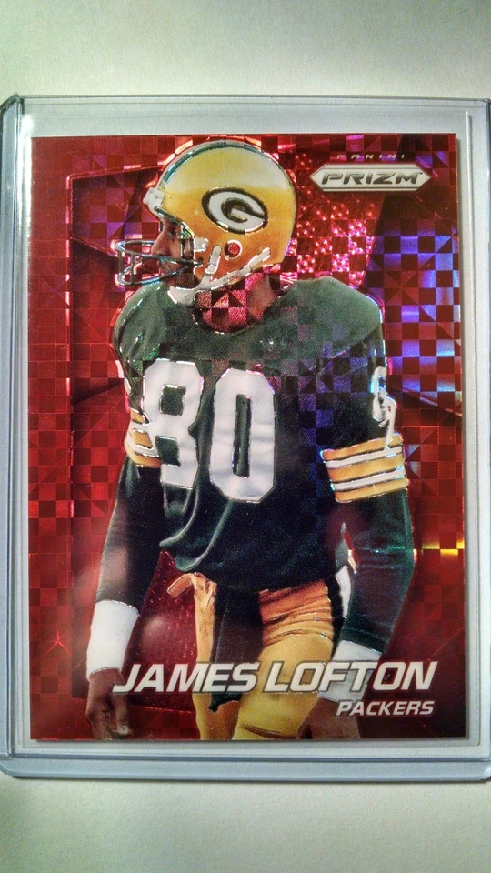 2014 Panini Prizm James Lofton Red Power Prizm /125 Refractor Green Bay Packers - Image 1 of 1
