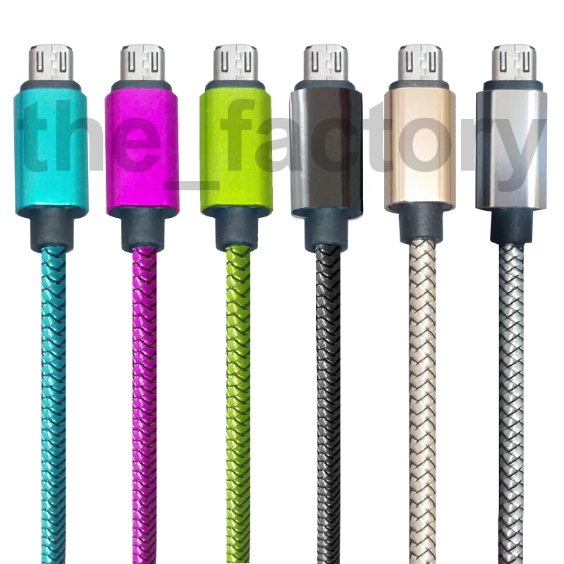 Fast Charge High Short 20cm Micro Color Braid Rope USB Sync Cable for Android - Image 1 of 1