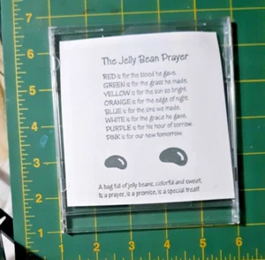 the jelly bean prayer stamp Cling Rubber Stamp - Picture 1 of 2