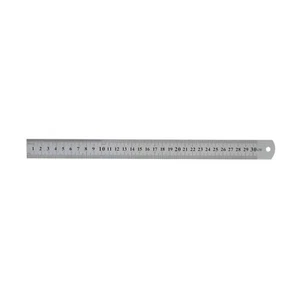 30cm Double Sided Stainless Steel Metal Ruler Rule Precision 30cm Length Silver - Picture 1 of 5