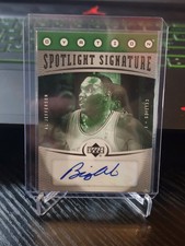 2006-07 Upper Deck Ovation Spotlight Signature Al Jefferson #SS-AJ Auto