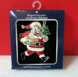 Regent Square SANTA CLAUS Gifts and Tree Christmas Holiday Hanging Ornament - Picture 1 of 2