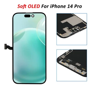 Replacement Display Soft OLED For iPhone 14 Pro 6.1" LCD Touch Screen Digitizer - Picture 1 of 8