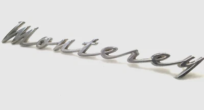 Mercury Monterey 1962 emblema de escritura panel de guardabarros OEM C2MB-54291A36-A 2 Foto 1 de 4