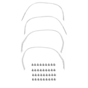 1968~1969 Dodge Cornet Wheel Trim Moldings Front+Rear+Right+Left 4 Pieces Set - Bild 1 von 1