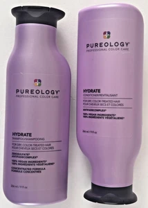 Pureology Hydrate Purple Professional Shampoo & Conditioner 9oz Pair Set Duo NEW - Picture 1 of 24