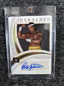 2022 Panini WWE Immaculate RON SIMMONS Heralded Signatures Autograph WWF #06/10 - Picture 1 of 3